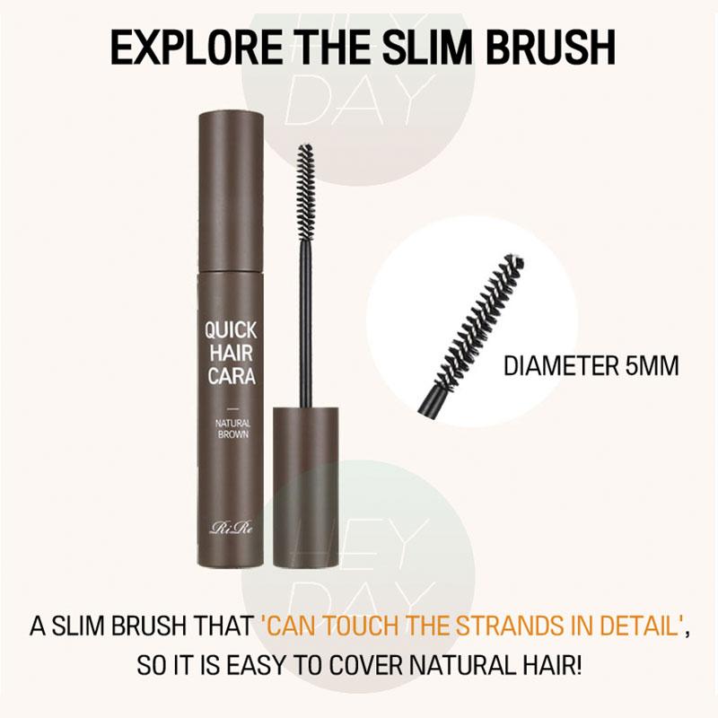 RiRe Quick Hair Cara – Korean Hair Mascara for Gray Hair & Hairline Correction
