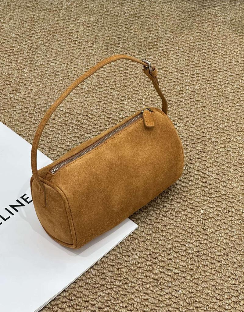 Frosted Cowhide Autumn and Winter High-end Genuine Leather Women's Bag with Simple Texture, Underarm Bag, Women's New Trendy and Versatile Handbag