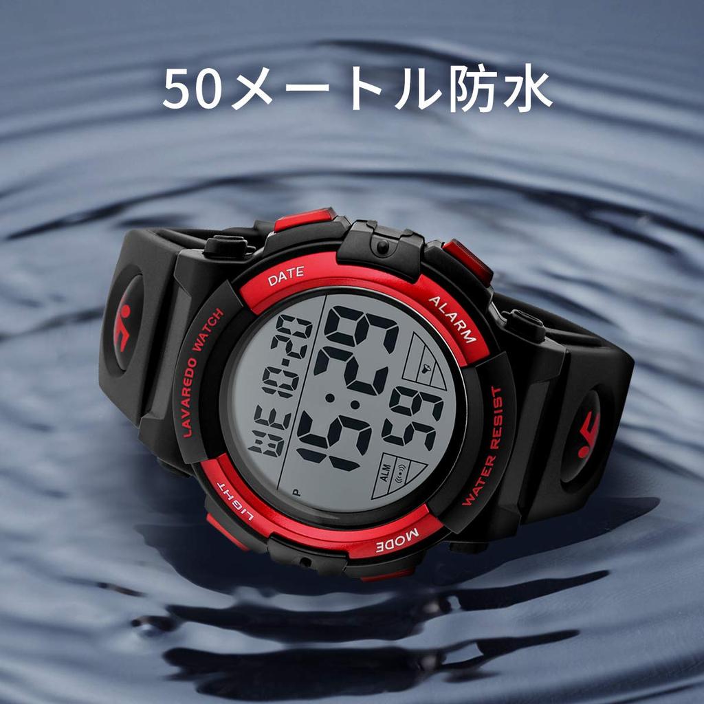 Digital Boys Sports Outdoor 50m Water Date and Day of the Week Dual Analog Display Children's Boys' Watch, Watch, Multifunction, Resistant, Alert,