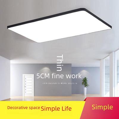 Nordische Moderne Ultraflache LED Rechteckige Deckenleuchte für Wohnzimmer und Schlafzimmer