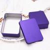 Small Rectangular Tinplate Box Portable Mini Candy Pill Cases Jewelry Nail Beauty Coin Cases Durable Multifunctional Metal Box