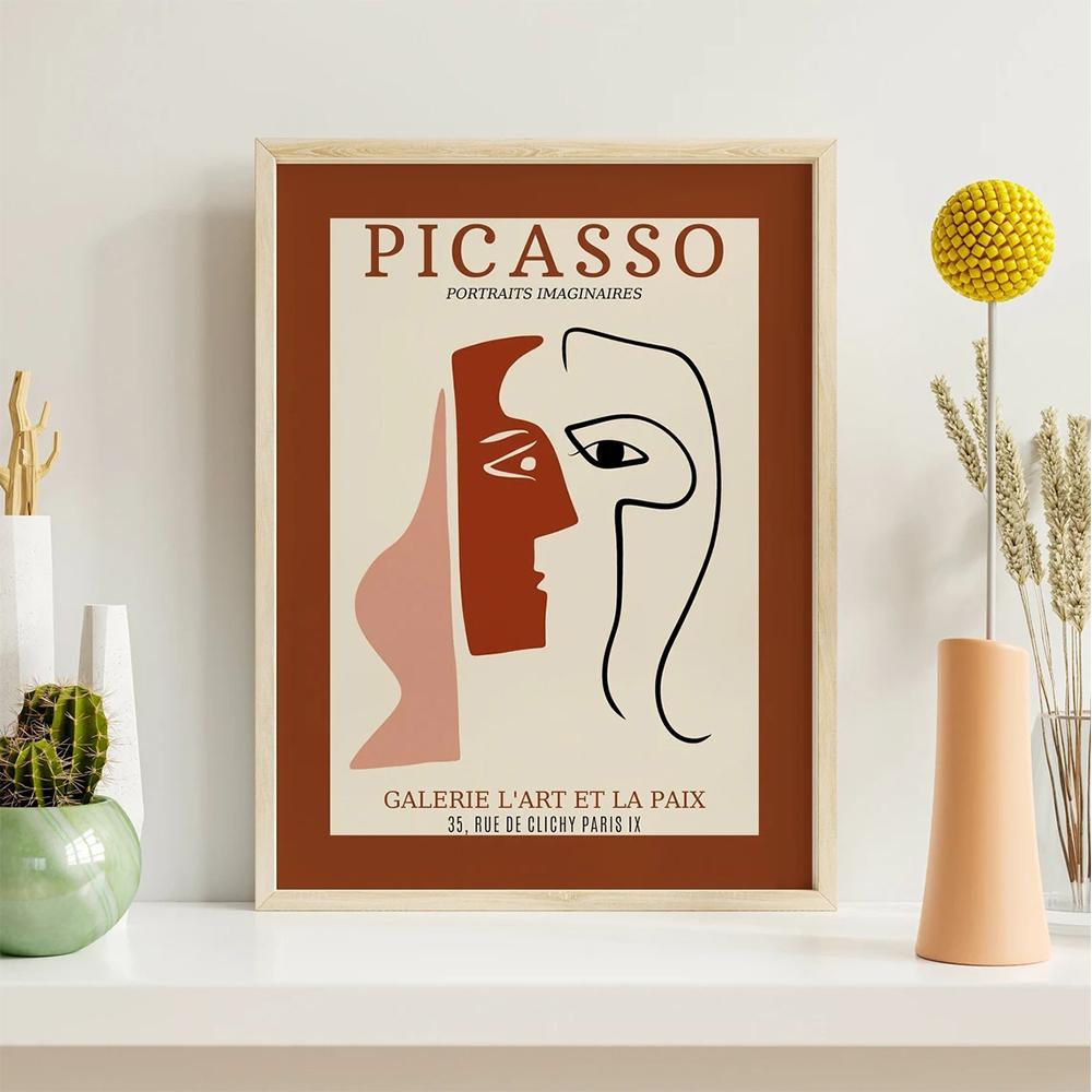 Trendy Gallery Wall Exhibition Matisse Picasso Museum Bauhaus Wall Art Canvas Painting Posters For Living Room Home Decor