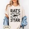 Rats Spelled Backwards Is Star T-Shirt Vintage Rat Shirt Funny Animals Distressed Tee