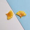 Spring Leaves Resin Flatback Cabochons 100Pcs Colorful Leaves Slime Charms No Hole Beads for Scrapbooking Hair Clip DIY Crafts