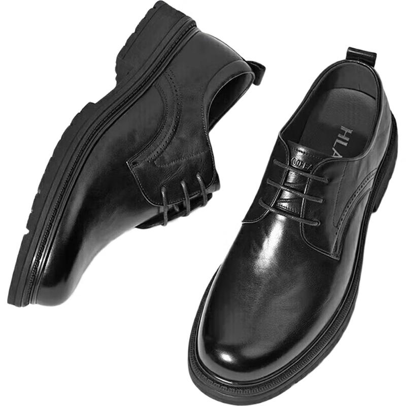 HLA Men s Classic Business Derby Leather Shoes 41