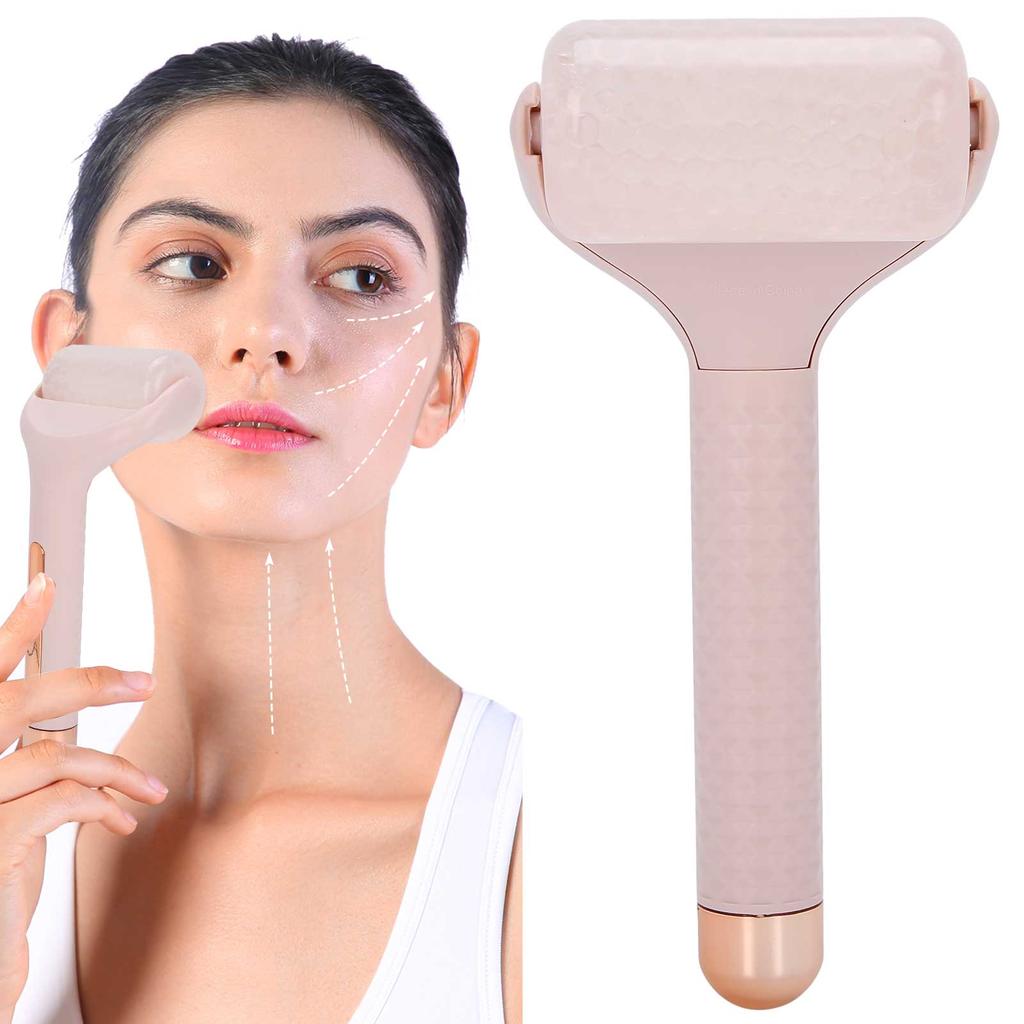 Face Roller Cool Ice Roller Handheld Face Neck Body Roller Massager Cold Compress Tool