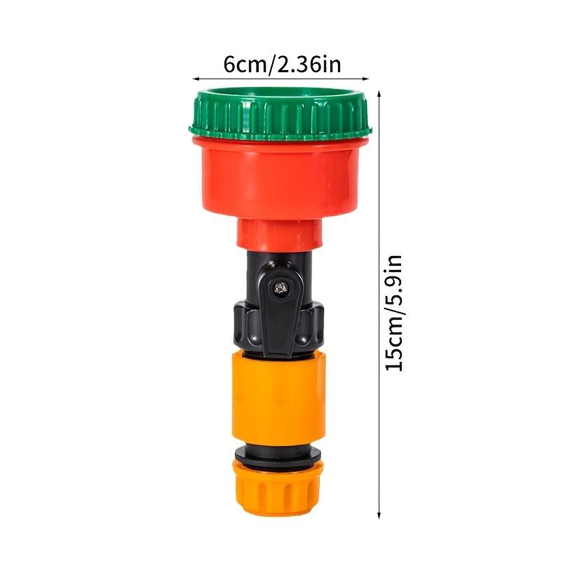 1 Stück Verstellbarer Hand-Gartenbewässerungssprüher mit 4 separaten Wasseranschlüssen, geeignet für Gewächshaus-Setzlinge, Blumen, Baumschulpflanzenbewässerung