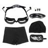 7 Piece Set Swimming Goggles Set Anti Fog UV Protection Swimming Cap With Bathing Slips Nose Clip Ear Plugs