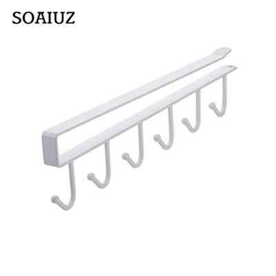 Ganchos pano talheres rack suporte de copo pendurar armário prateleira organizador de armazenamento