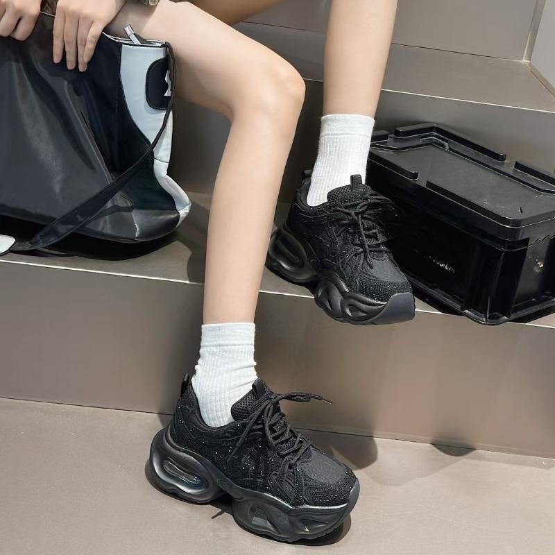 Dad Shoes, A New Style of Women's Casual Sports Shoes, Versatile Thick-soled Running Shoes