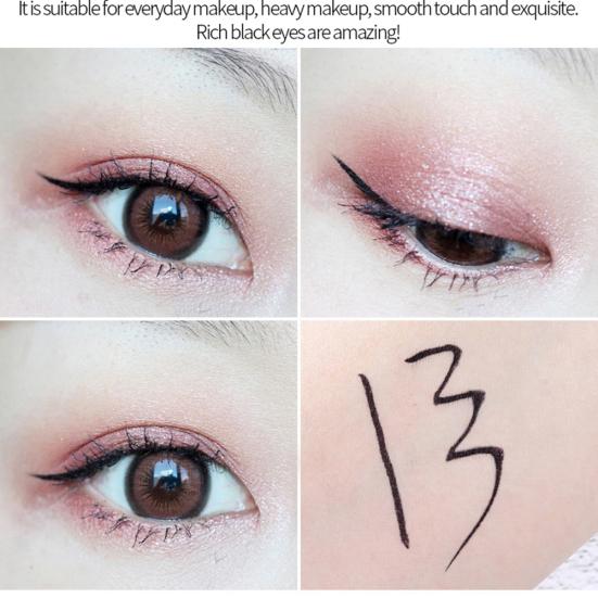 QIC Starry Sky Waterproof Liquid Eyeliner Pencil Fast Dry Non Smudge Eye Makeup