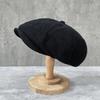 Big Head Circumference Beret Spring And Summer Cotton And Linen Breathable Cap Men'S And Women'S Casual Octagonal Hat British Retro Forward Hat