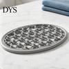 Drainage Soap Holder Silicone Dish, Non-Slip Efficient Holes Tray, Decorative Jewelry Tray Waterproof Quick Drying Saver for Bathroom Kitchen
