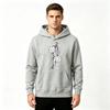 Men's Cow Print Daisy Floral Graphic Pullover Hoodie Casual Long Sleeve Hooded Sweatshirt