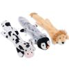 Squeaky Cartoon Lifelike Plush Animal Chew Toy for Small Dogs-Durable with BB Sound and Plush Material
