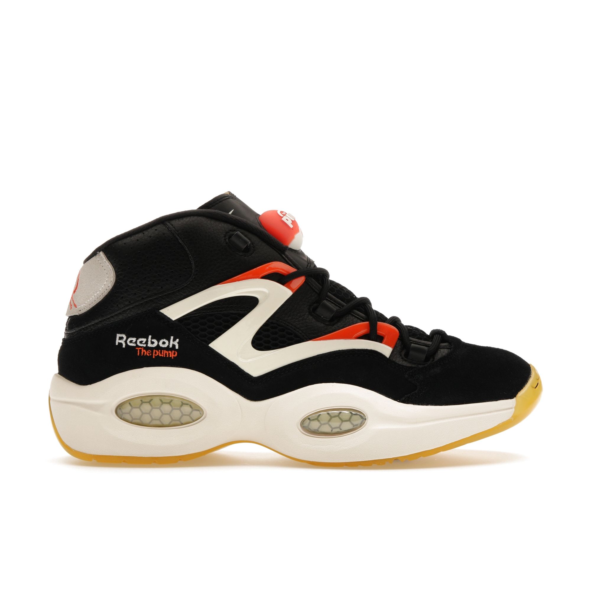 Reebok Question Pump Unisex Core Black Classic White Chalk H06496 EU 42