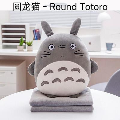 Multifunctional Cushion Blanket Combo, Soft Throw Pillow Blanket for Home Car Office Travel
