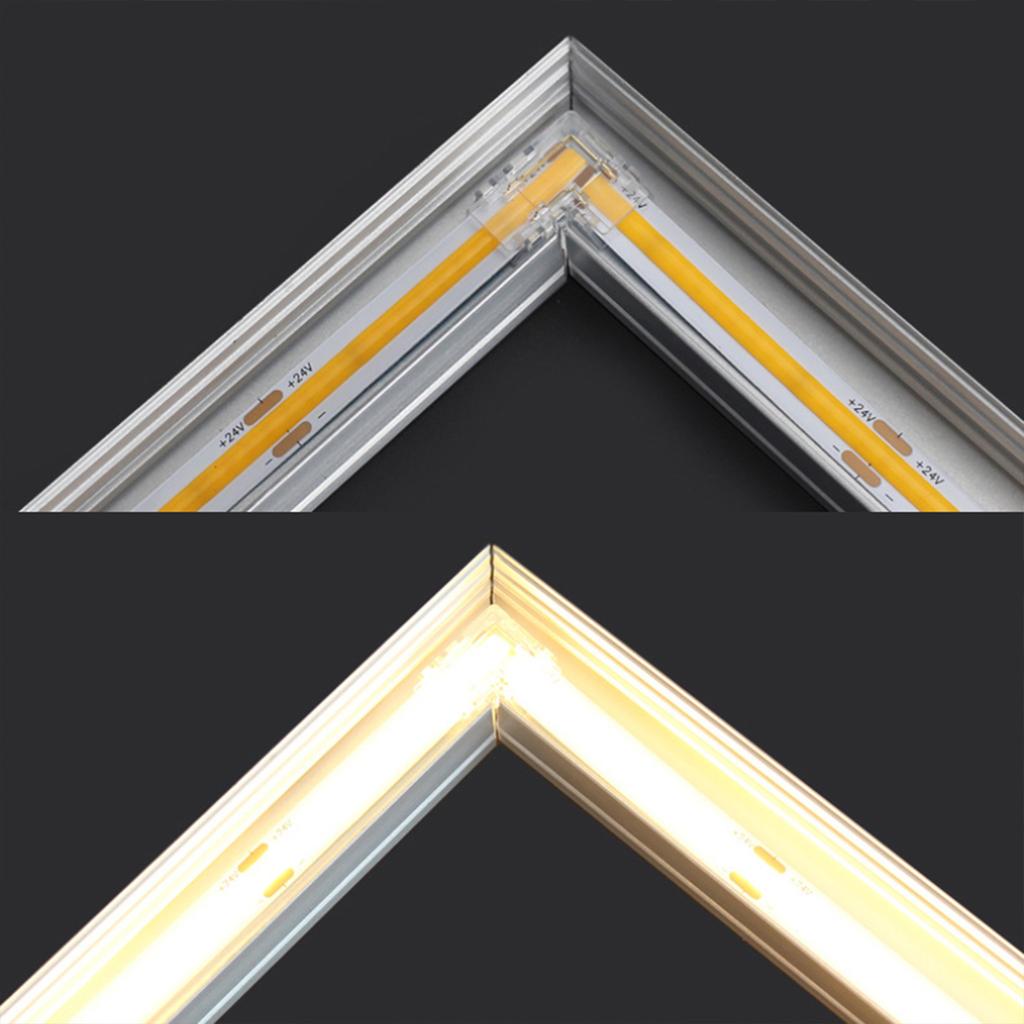 10mm Two-color COB "L" Angle Connector