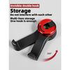 Car seat hook with phone holder, multifunctional and hidden 2-in-1 car seat hook with phone holder, universal rear headrest hook