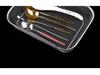 Stainless Steel Disinfecting Cutlery Holder with Drainage - Holds Chopsticks, Forks, and Knives