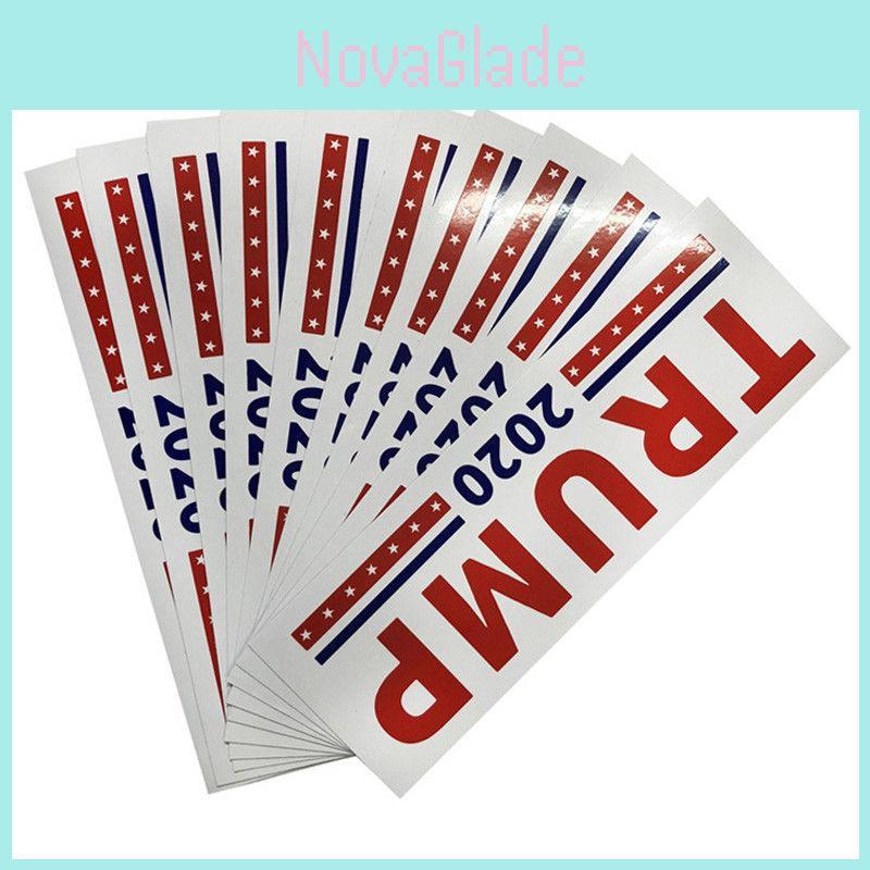 10x Trump For 2020 Campaign President Election Decal Die Cut Sticker Car Bumper
