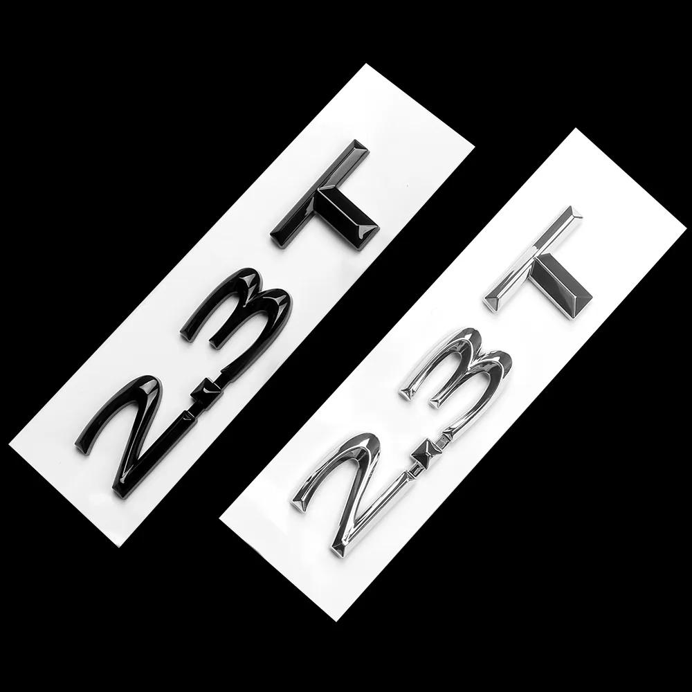 1PCS ABS Black Silver Badge Decoration for L/incoln MKC MKX MKZ AWD 2.0T 2.0H 2.3T 2.7T 3.0T Letters Badge Trunk Sticker Accessory Part
