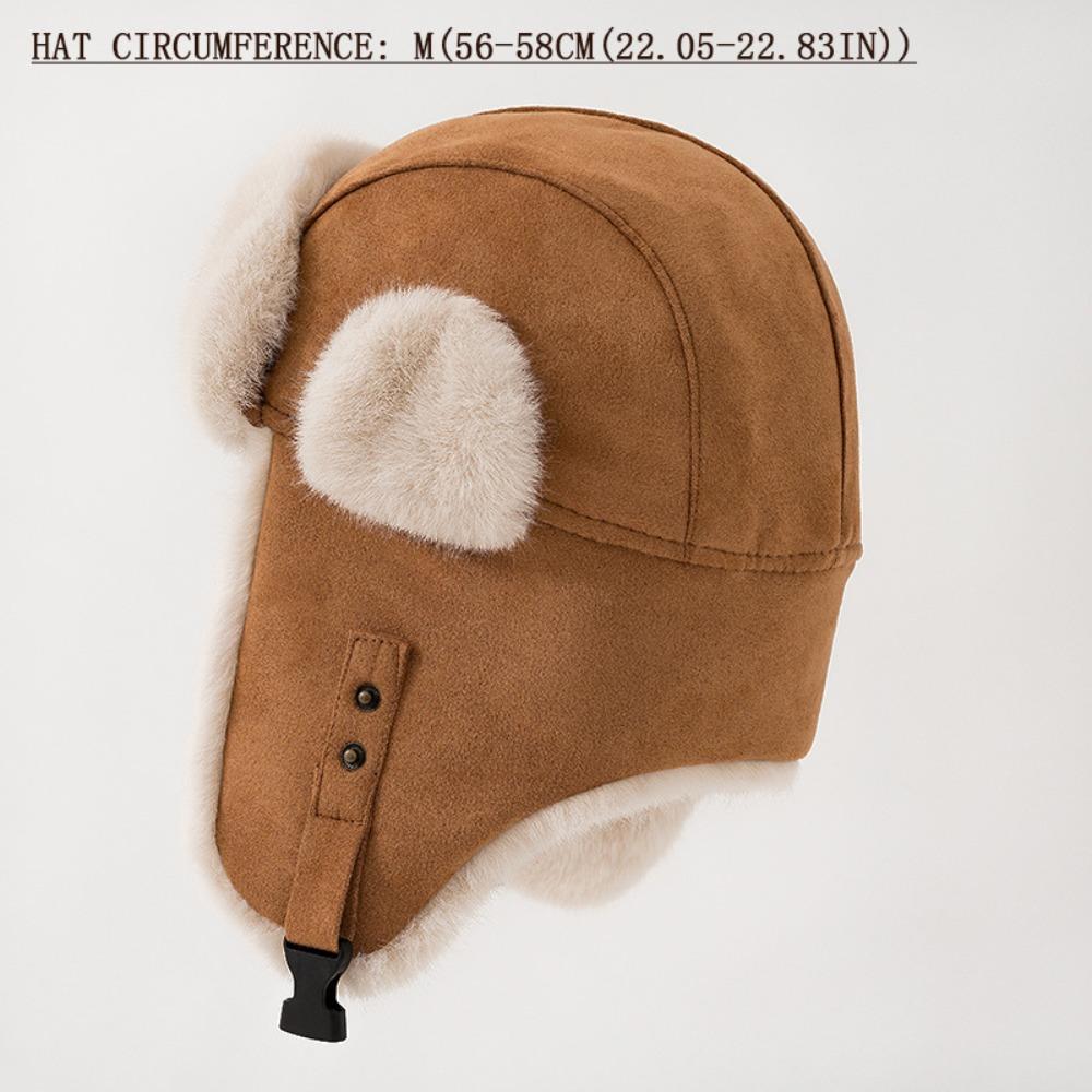 Winter Warm Cold Northeast Hat Thickened Plush Trapper Hat Fashion Windproof Hat Winter