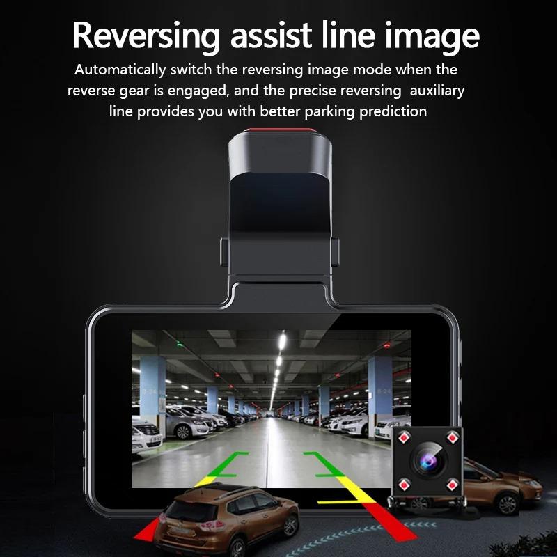 2024 New Car Driving Recorder 1440P Dual Lens Built-in DVR Video Recorder G Sensor Night Market Loop Recording Parking Monitoring