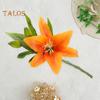 Artificial Lily Flower No Withering Decoration 3D Printing Creative Clear Texture Simulation Flower Home Decor
