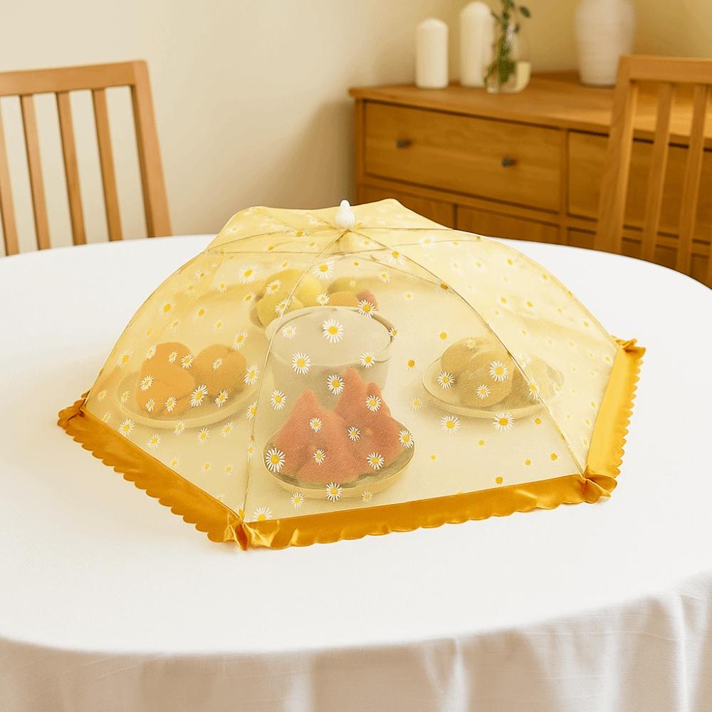Stylish Anti Mosquito Food Cover Lace Design Meal Cover Cooking Tools Umbrella Style Cover  Kitchen
