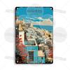 Maghreb Travel Cityscape Metal Sign Egypt Algiers Algeria Djerba Tunisia Marrakesh Morocco Alger Hoggar Oran Casablanca Agadir