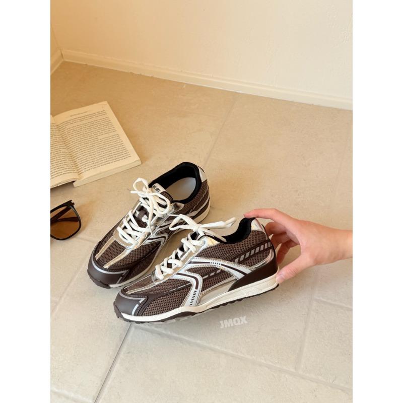 Leather Platform Women's Autumn New Versatile Outdoor Mountaineering Jogging