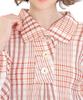 Narue Checkered Pajama Cream Puff Gauze Women's Set, (R)