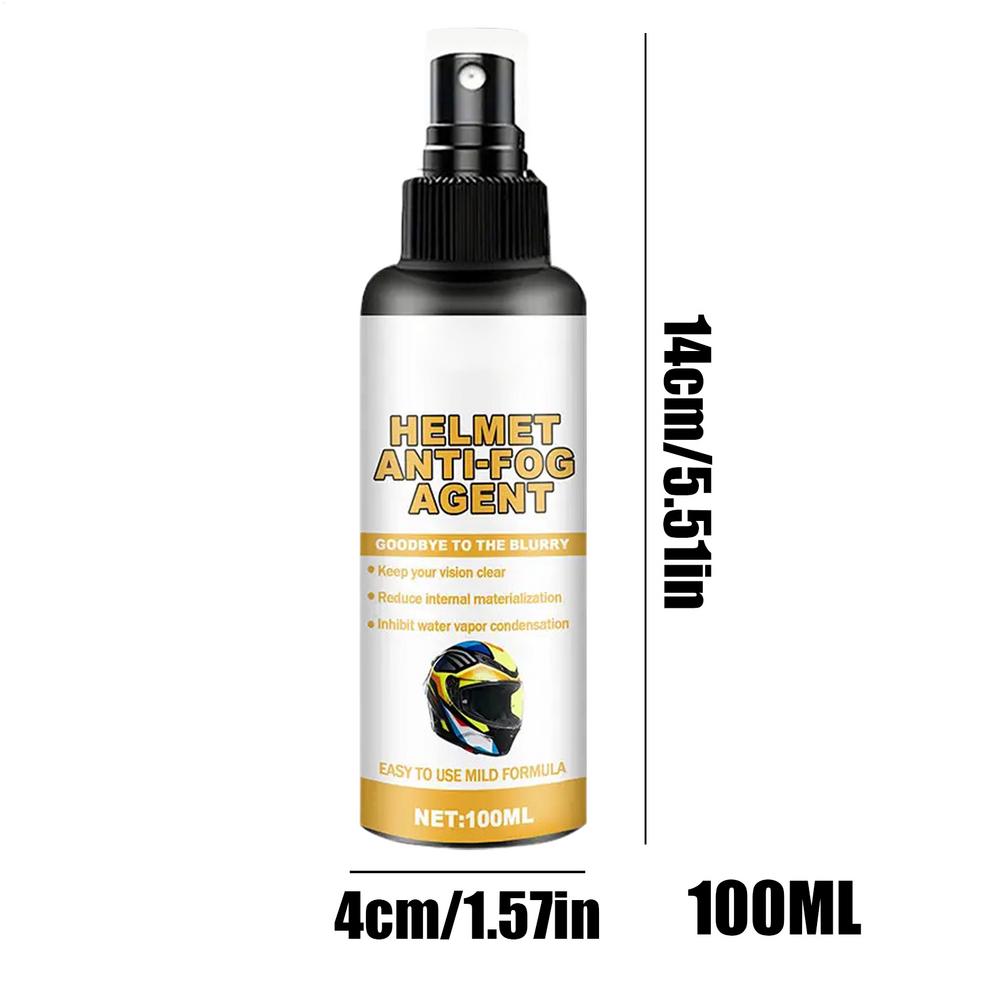 

100ml Helmet Anti Fog Spray With Towel For Lens Glasses Goggles Windshield Long-Lasting Defogger Waterproof Anti Fog Spray Agent