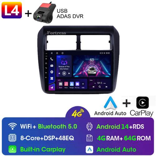 Car Radio Android Auto For Toyota Agya Wigo 2013-2018 Head Unit Multimedia Player GPS Navigation Carplay BT 5G WiFi No 2din DVD