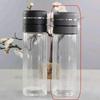 One-Touch Open Goose Egg Double-Layer Glass Cup: Anti-Scalding, High Borosilicate, Quick-Open Tea/Water Separation Cup