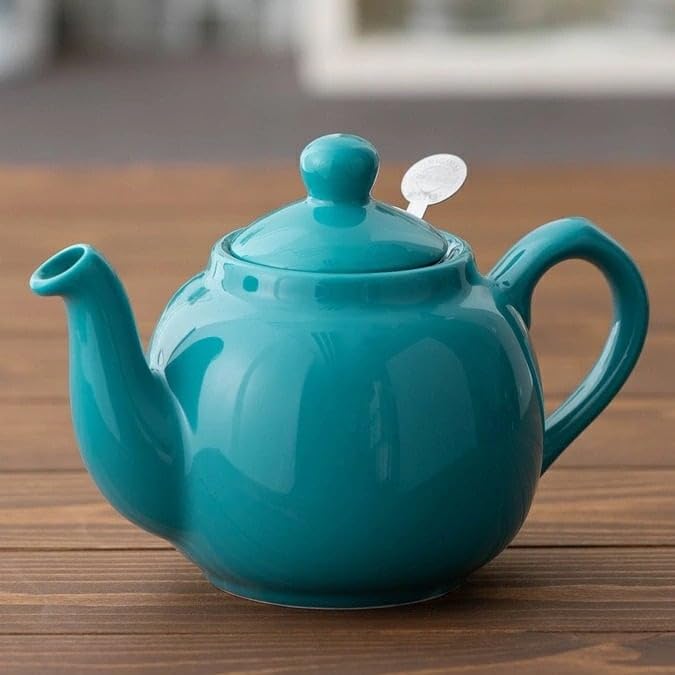 London Pottery Teapot 2 Cups 550ml Farmhouse Aqua British Brand Tea