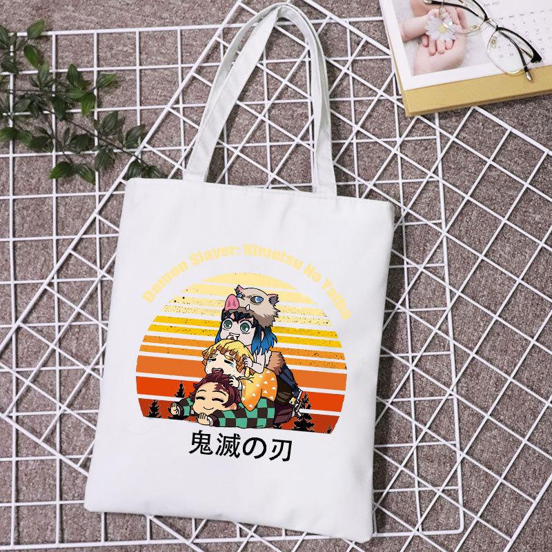 Grinding Anime Shoulder Bag Tote Bag Creative Shoulder Bag Tanujiro Satchel Comic-Con