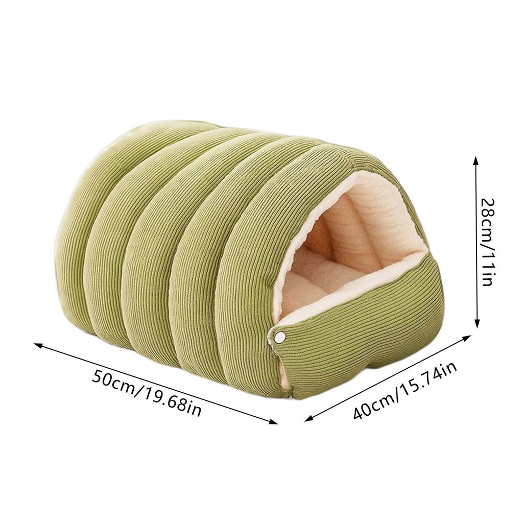 Pet Bed Removable Washable Thickened Pet Bed Warmth Closed Design PP Cotton Filling Cat Nest Four Seasons For Cat Dog House