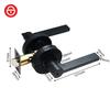 High Quality Three-Pole Apartment Door Locks Matte Black Solid Lever Lock Key Door Handles Easy Installation OEM ODM