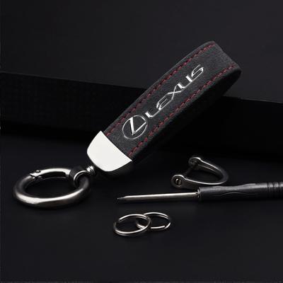 Car Suede Keychain Zinc Alloy Key Ring Accessories For F SPORT ES RX NX LS UX LM LX GX LC RZ IS CT GS RC HS SC TX LBX IS30