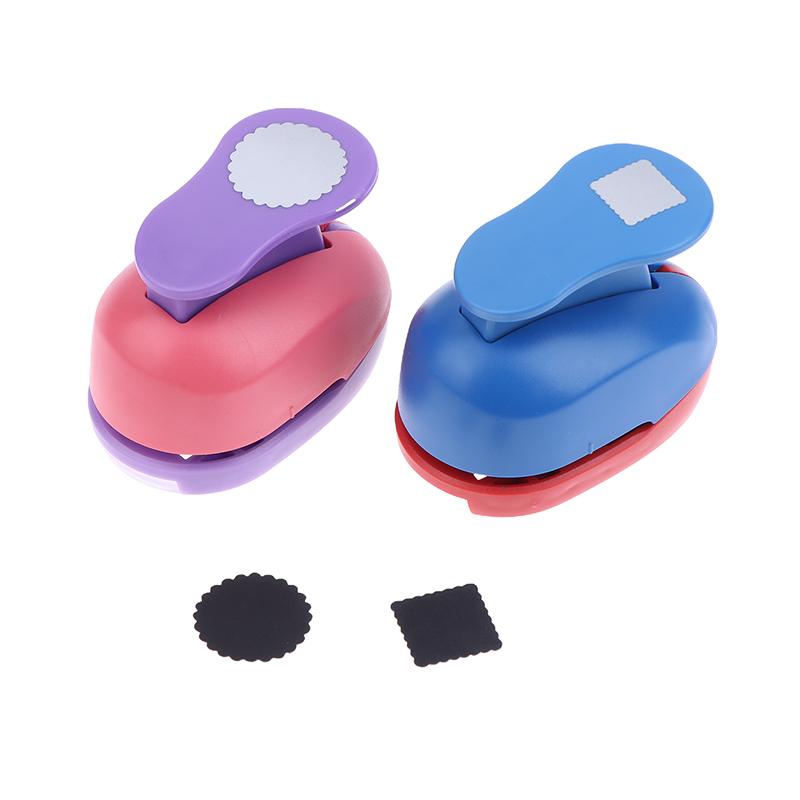 Stamp Border Stamp Shape Craft Punch Embossing Machine Round / Square Hole Punch Toothed Puncher Embosser Diy Tool