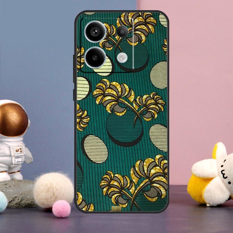 African Wax Print Design Case For Xiaomi Redmi Note 14 9 10 11 12 13 15 Pro Plus Redmi 15 15C 14C 10C 12C 13C Cover