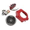 Electric Start Kit Smoother Start Switch Starter Motor Ignition Flywheel Cover for GX160 GX200 5.5HP 6.5HP 4 Stroke