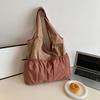 Faltbare Tasche Große Kapazität Faltbare Umhängetasche mit Reißverschluss und Innentasche Design Pendler-Tragetasche für den täglichen Gebrauch