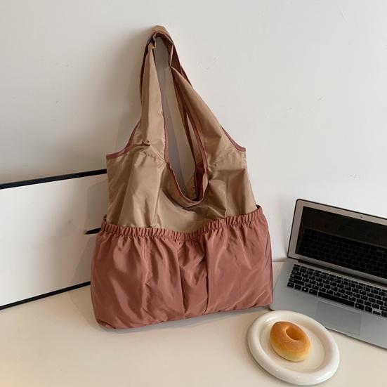 Faltbare Tasche Große Kapazität Faltbare Umhängetasche mit Reißverschluss und Innentasche Design Pendler-Tragetasche für den täglichen Gebrauch