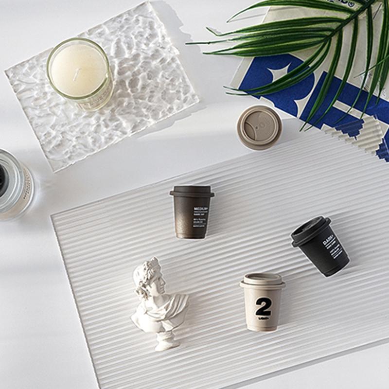 

1PC Acrylic Jewelry Display Tray Decorative Trays for Ring Necklace Coaster Sundries Desktop Cosmetics Perfume Plate Home Decor