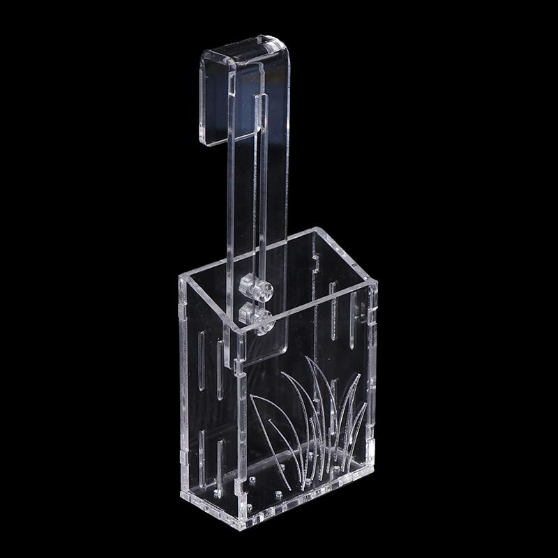 Hook Fish Tank Water Planter Hanging Aquarium Plant Holder Transparent Acrylic Water Plant Container For Fish Tank Landscape
