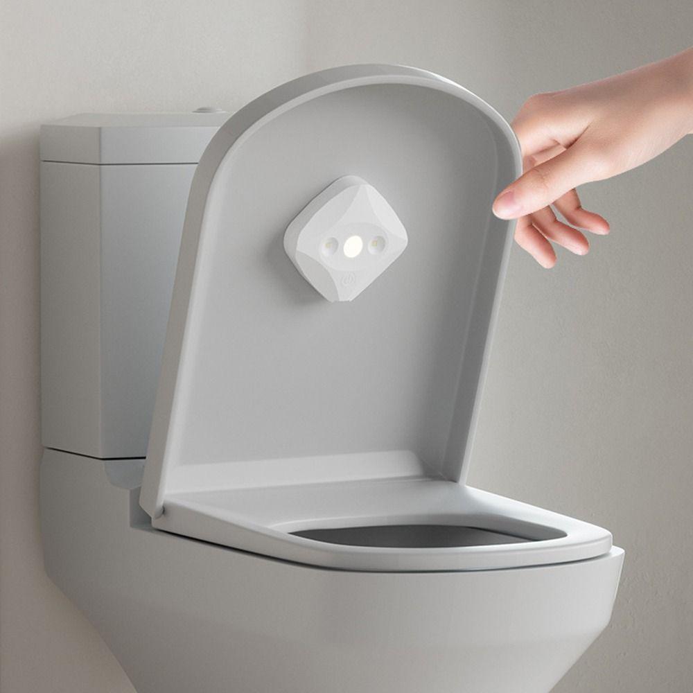 White UV Toilet Disinfection Lamp Plastic Ultraviolet Lamp Intelligent Toilet Sterilizer  Travel