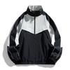 Herren S Vintage Farbblock Stehkragen Locker Lässig Sportjacke